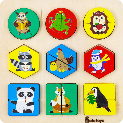 Деревянная Alatoys логическая игрушка Сортер