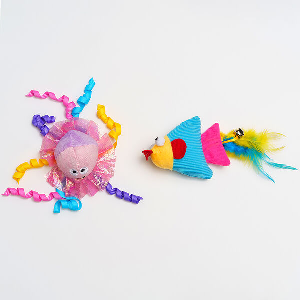 Игрушка Rurri для кошек Рыбка и Осьминог