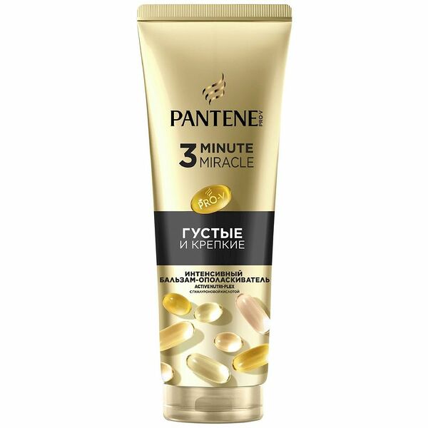 Бальзам-ополаскиватель для волос Pantene Pro-V 3 Minute Miracle Густые и крепкие 220 мл