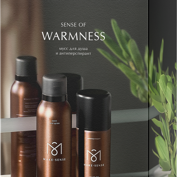 Подарочный набор Make Sense of Warmness мусс для душа 200 мл и антиперспирант 150 мл