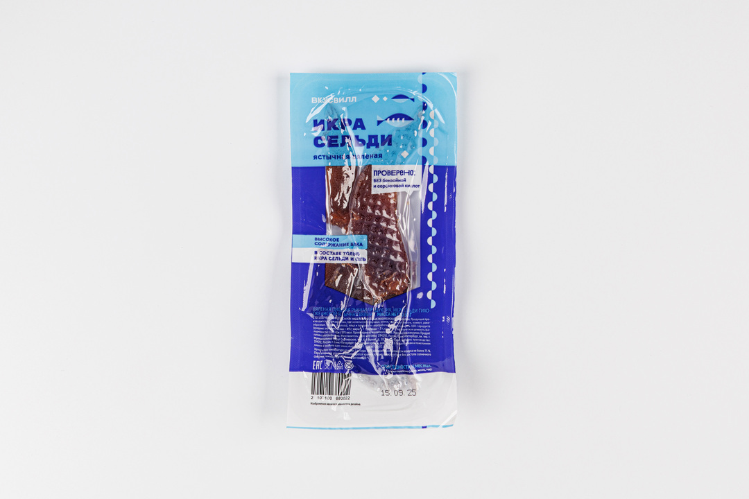 

Икра ястычная сельди вяленая, 50 г