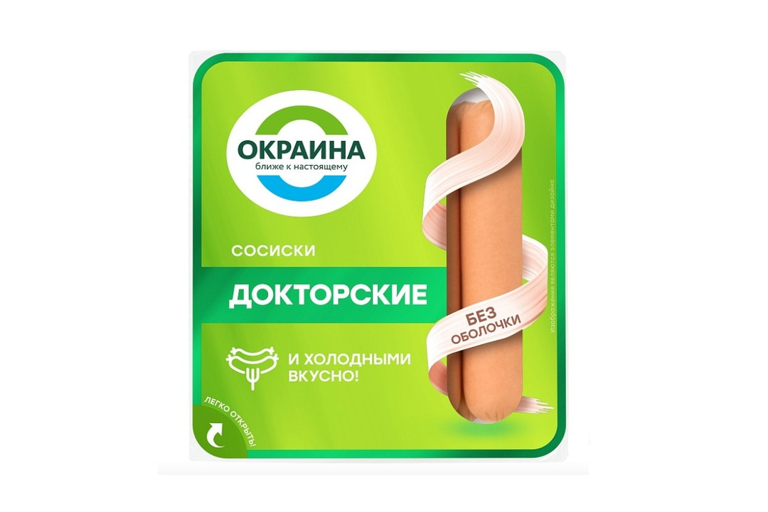 

Сосиски Окраина Докторские 300 г