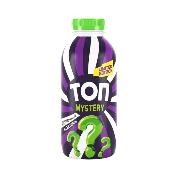 Коктейль молочный ультрапаст Топ мистери ароматиз 2% 450г пэт-бут