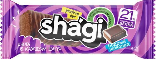 

Батончик протеиновый ProteinRex Bar Shagi шоколадный 40 г