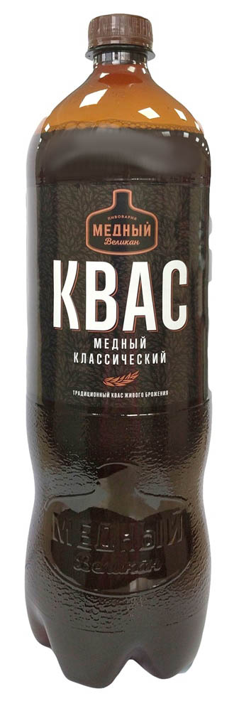 

Квас Пивоварня Медный великан Классический, пэт 1.4 л