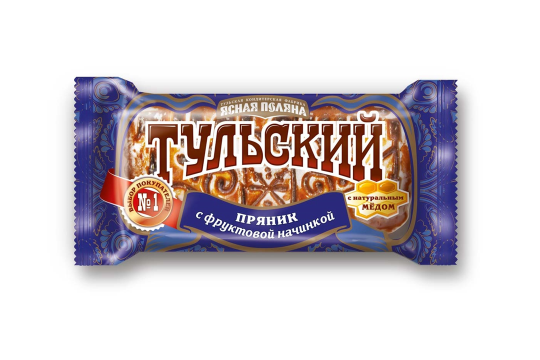 

Пряник тульский Ясная Поляна с фруктовой начинкой 130 г