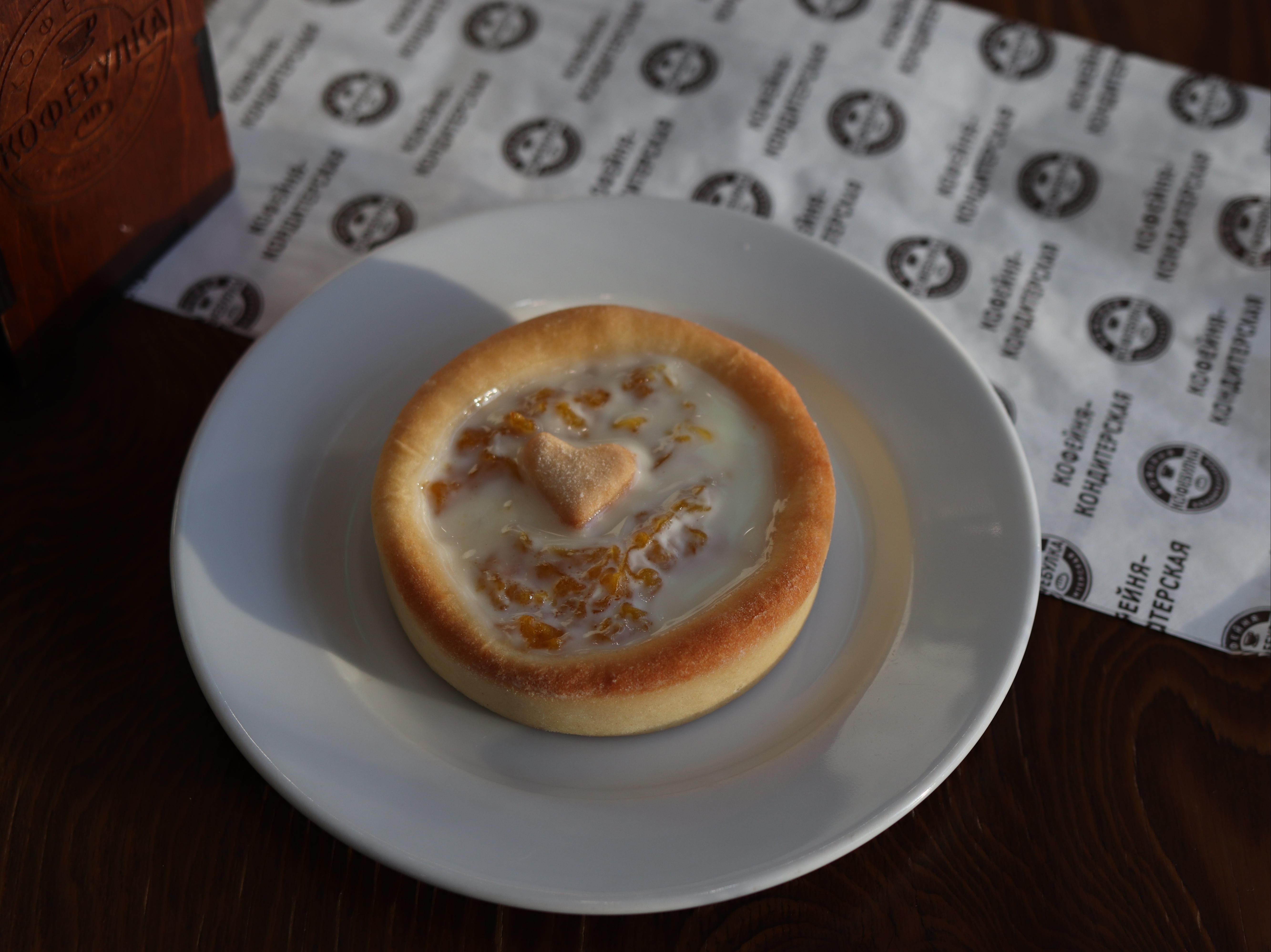 Сметанник с персиком и манго