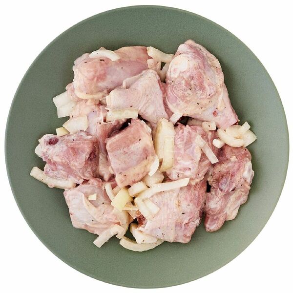 Шашлык куриный Перекрёсток в кефире мясокостный вес