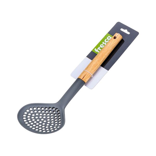 Шумовка пластмас с дерев ручкой арт6868047 11,5*32см