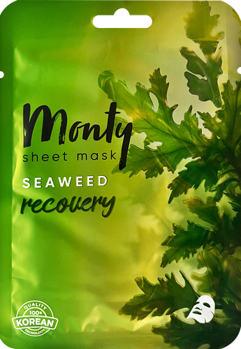 Маска тканевая Monty Seaweed Recovery восстанавливающая 25 мл