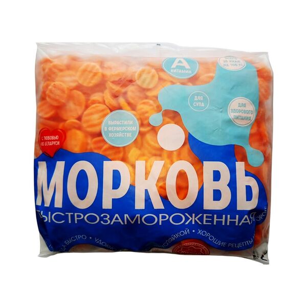 Морковь шайба с волнис срез быстрозам бланширов 750г