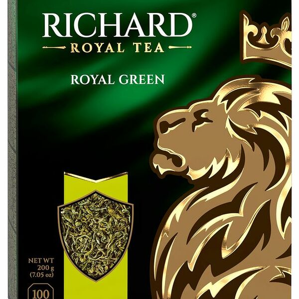 Чай зеленый Richard Royal Green 100 пакетиков 200 г