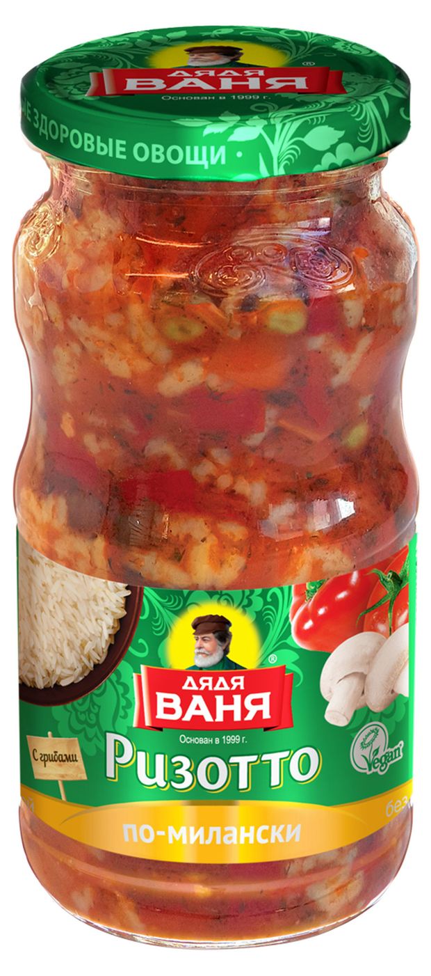

Ризотто Дядя Ваня По-милански с грибами, 460 г