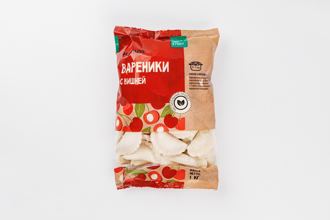 

Вареники ВкусВилл с вишней 1 кг