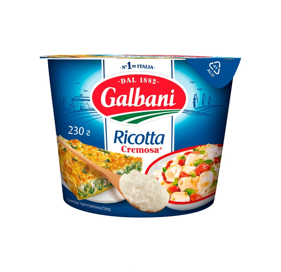 

Сыр рикотта Galbani 34% БЗМЖ 230 г