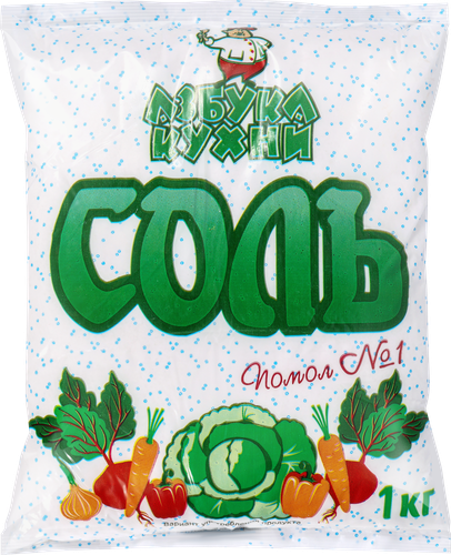

Соль Азбука Кухни пищевая самосадочная 1кг