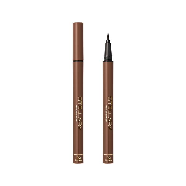 Подводка для глаз Stellary Wild Eyeliner с аппликатором кистью 02 Brown