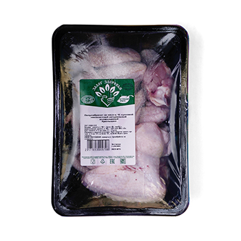 

Крыло цыпленка-бройлера Залог здоровья охлаждённое вес