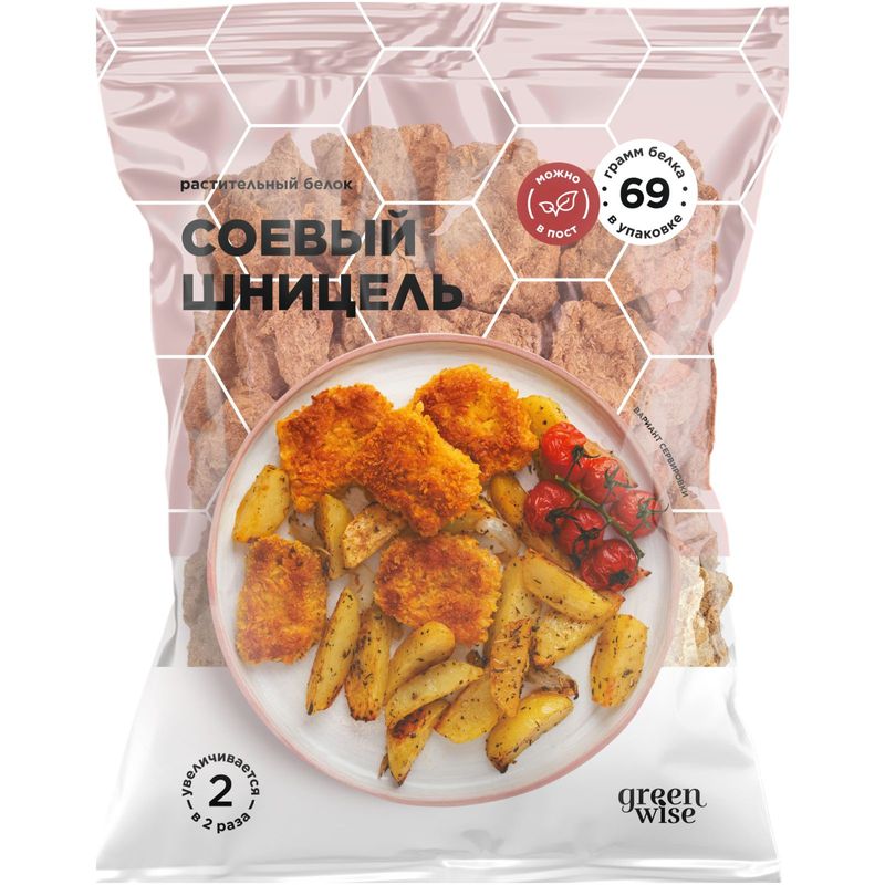 

Шницель Green Wise Соевый текстурированный 150 г