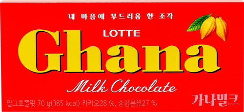 

Шоколад молочный Lotte Ghana 50 г