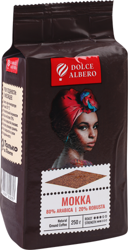 

Кофе молотый Dolce Albero Mokka 250 г