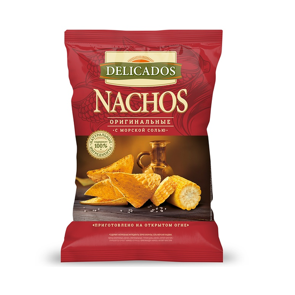Начос кукурузные Delicados оригинальные 150 г