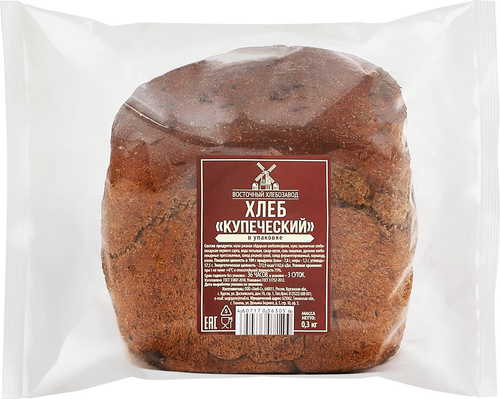 

Хлеб Восточный хлебозавод Купеческий 300 г