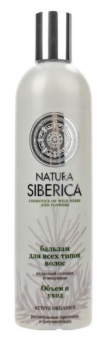 

Бальзам для волос Natura Siberica Объем и уход для всех типов волос 400 мл