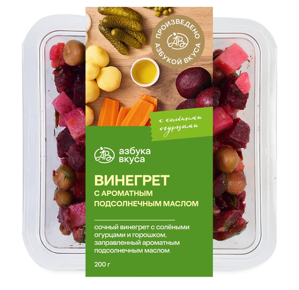 

Винегрет с ароматным подсолнечным маслом Уже Готово 200 г