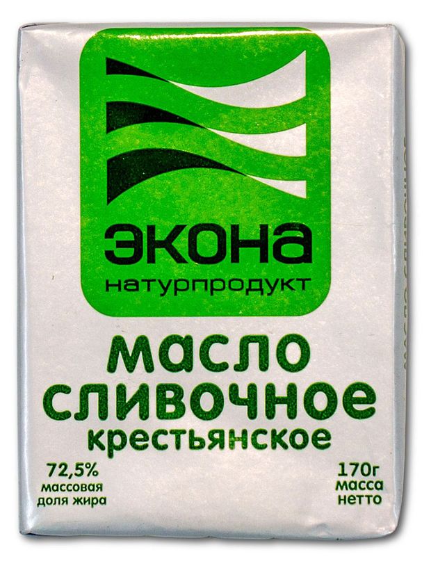

Масло сливочное Econa Крестьянское 72.5%