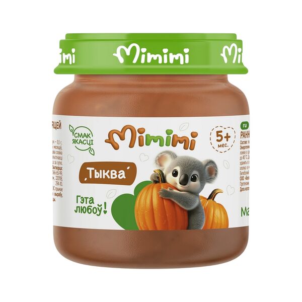 Пюре овощное Mimimi Тыквенное с 5мес 80г ДП