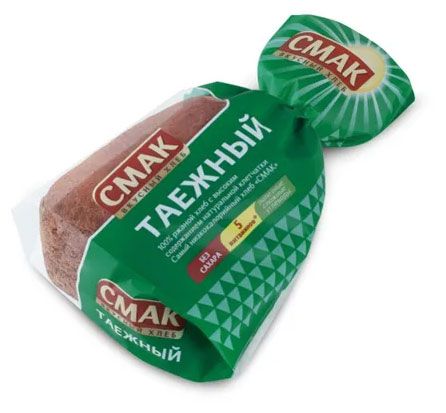 

Хлеб Смак Таежный ржаной формовой