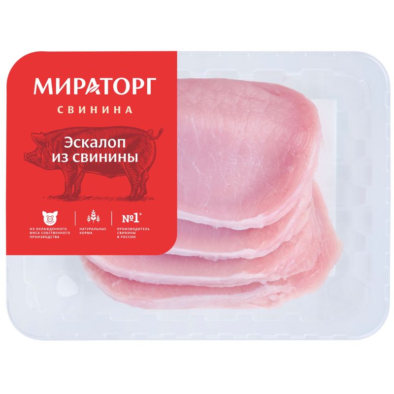 

Эскалоп свиной Мираторг охлажденный 400 г