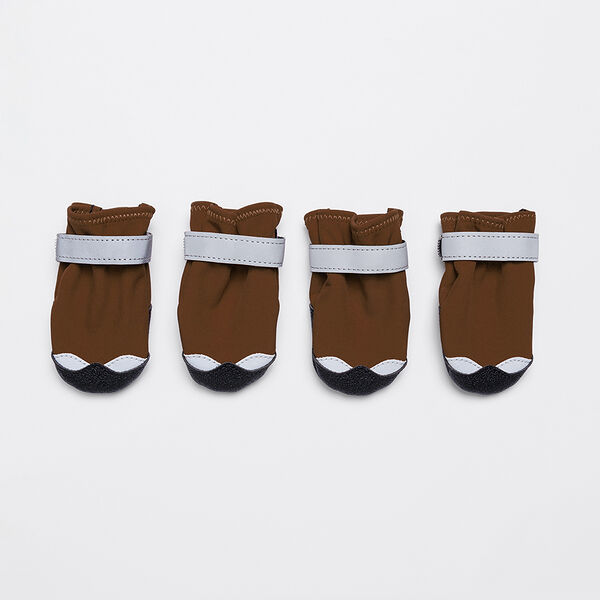 Ботинки Rurri на липучках для собак размер 4, коричневый