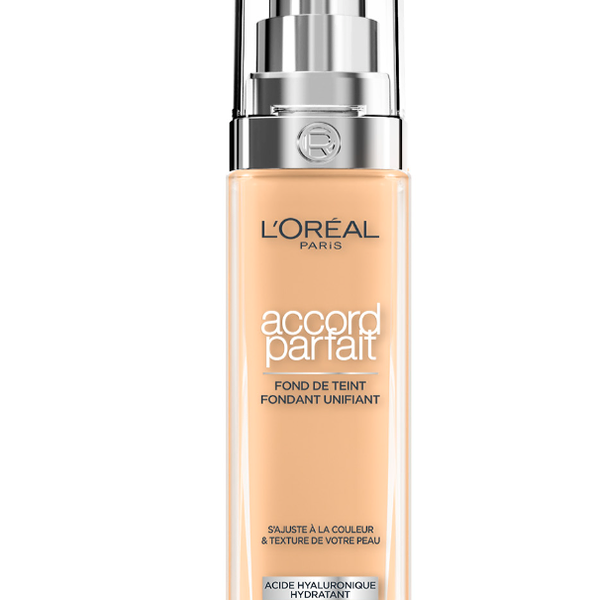 Увлажняющий тональный крем для лица L'Oreal Accord Parfait Foundation 4D/W Золотистый 30 мл