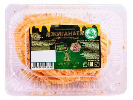 

Джиганатх Пекарня №1 Казанский медово-ореховый 200 г