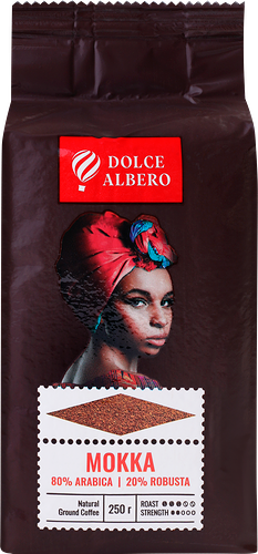 Кофе молотый Dolce Albero Mokka 250 г