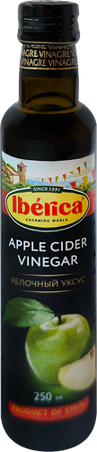 Уксус яблочный Iberca Apple cider vinegar, 250 мл