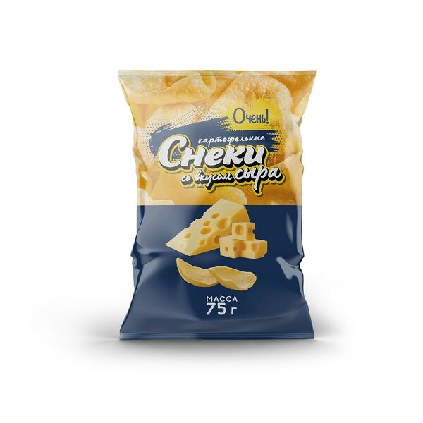 Снеки картофельные Очень! со вкусом сыра 75г