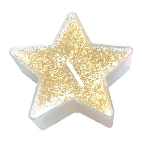 Свеча Звезда новогодняя, 1 шт, цвет в ассортименте
