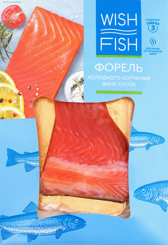 

Форель слабосоленая Wish Fish филе-ломтики 100 г