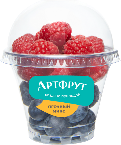 

Ягодный микс голубика, малина, 150г