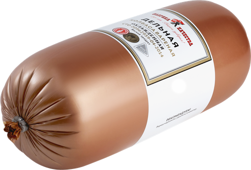 

Колбаса вареная Фабрика качества Дельная вес