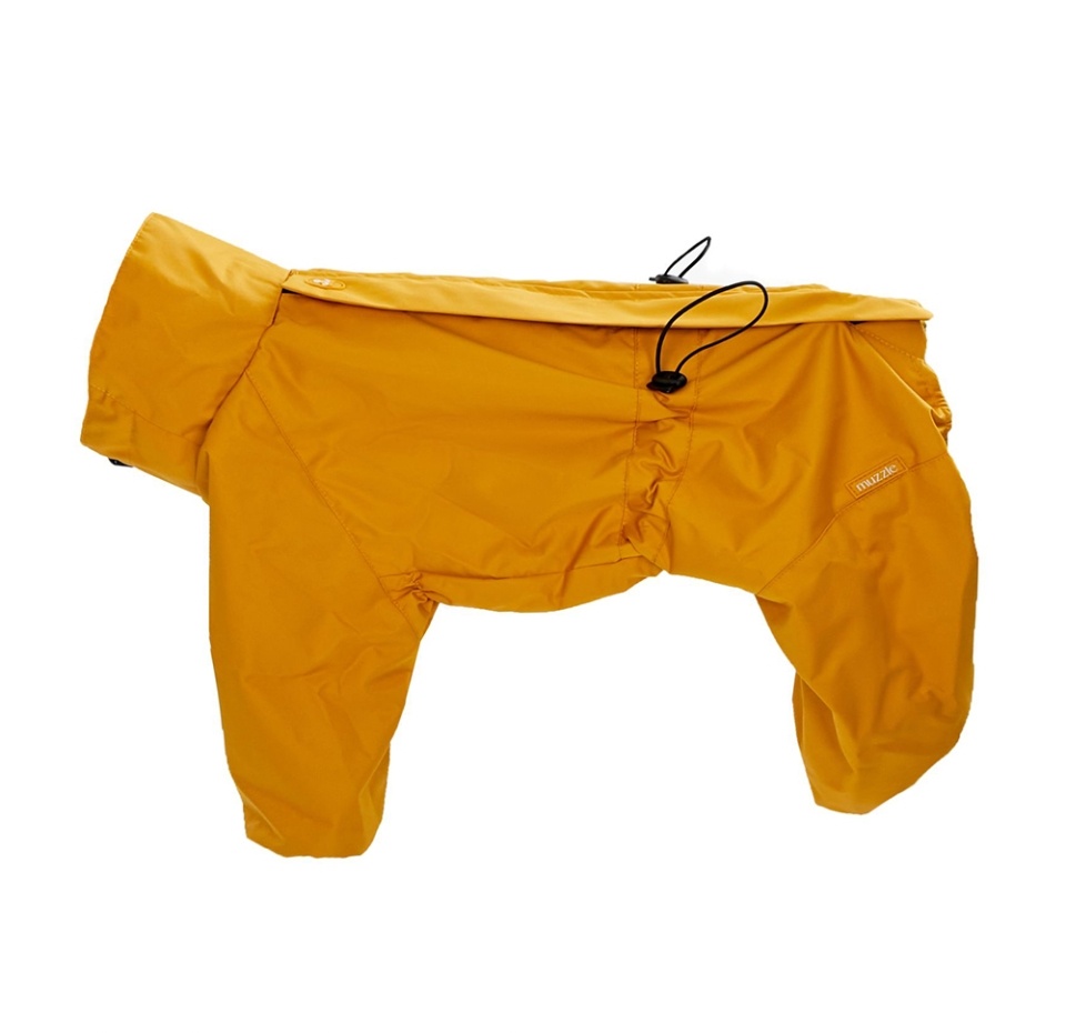 

Демисезонный дождевик Muzzle для собак мелких и средних пород, горчица L