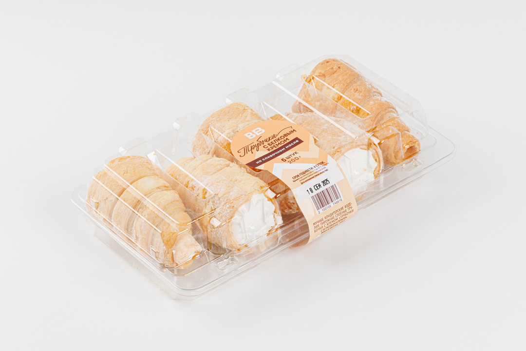 

Трубочки с белковым кремом 200 г