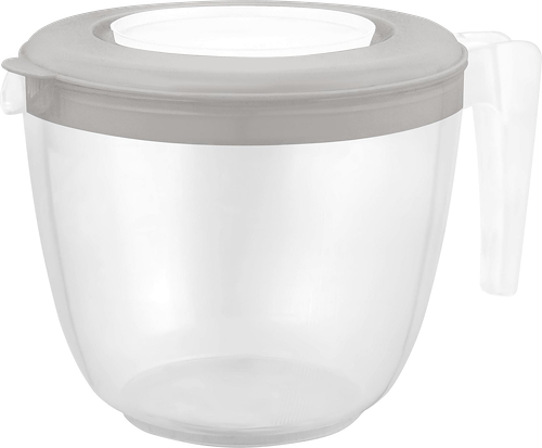Емкость мерная для миксера Plast Team Helsinki, с крышкой пепельный жемчуг 1.9 л