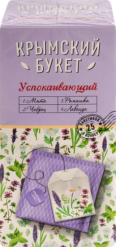 Напиток чайный Крымский Букет Успокаивающий 25 пакетов x 1.5 г