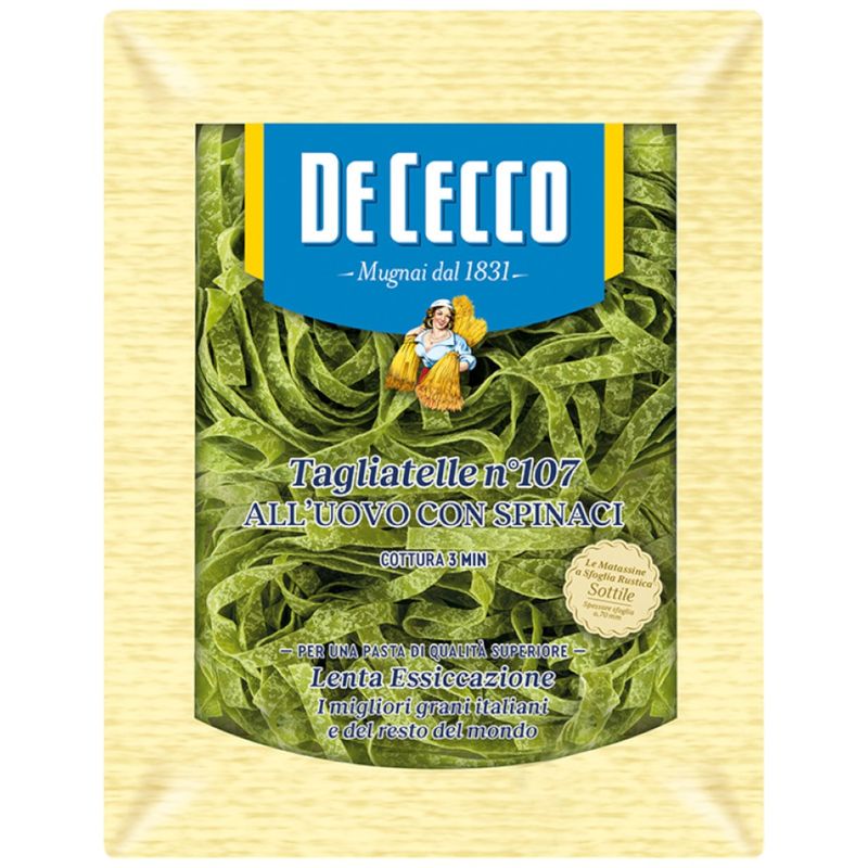 

Макаронные изделия De Cecco Tagliatelle №107 со шпинатом 250 г