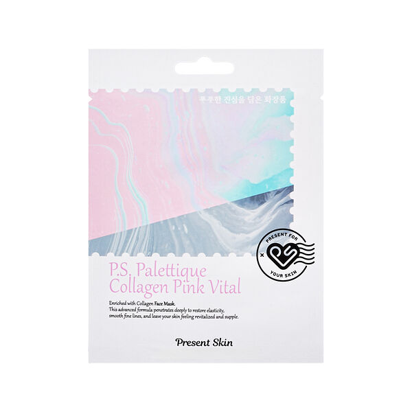 Маска для лица Present Skin Palettique с коллагеном 22 г