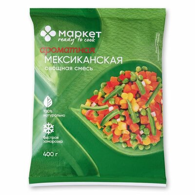 Смесь овощная Маркет Мексиканская быстрозамороженная 400 г